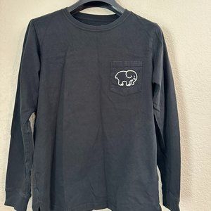 Ivory Ella Long Sleeve Gray Tee Size XS